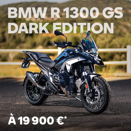 Découvrez la BMW R 1300 GS Dark Edition chez BMW MOTORRAD DUPONT ORLÉANS